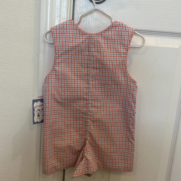 Three sisters  - boys romper. Smocked - Picture 2 of 4